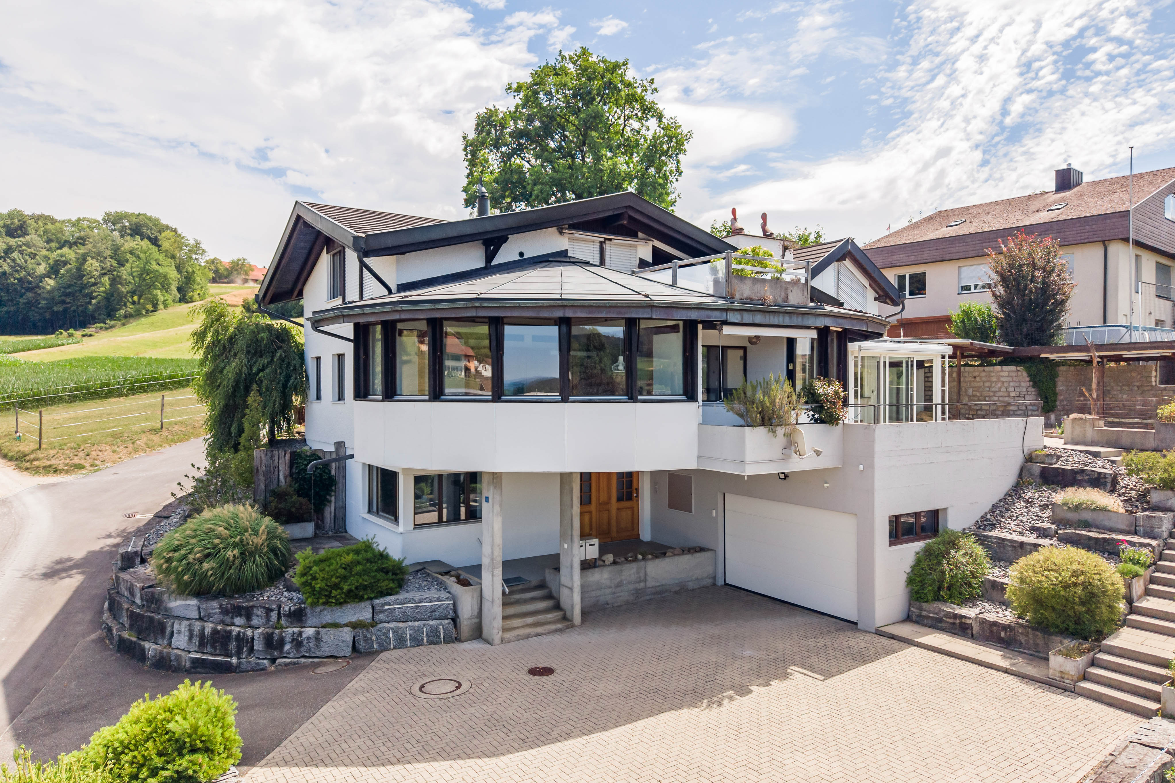 Multi-generational home with sweeping views