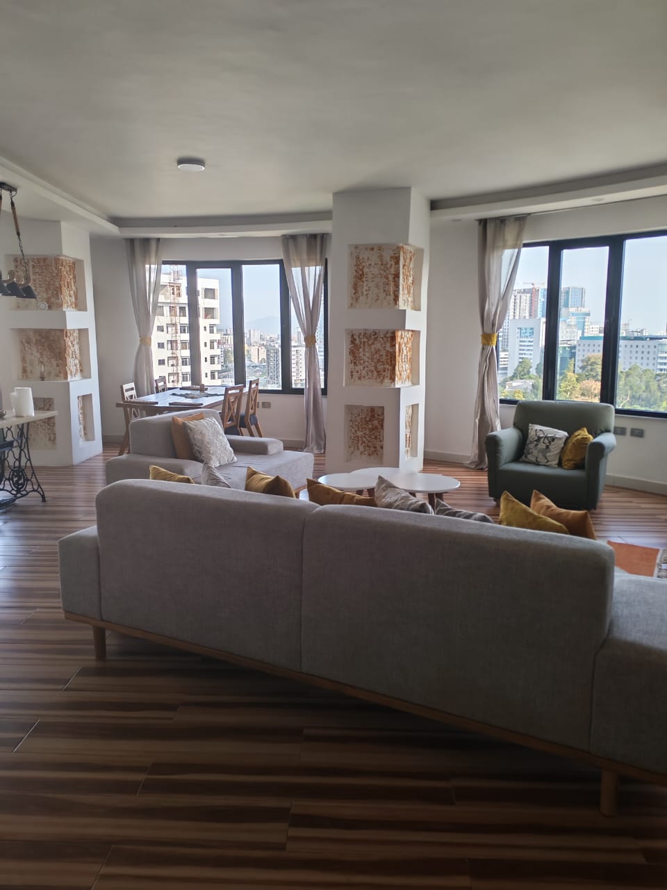 Furnished 3-Bedroom Apartment in Kazanchis, Next to Hilton