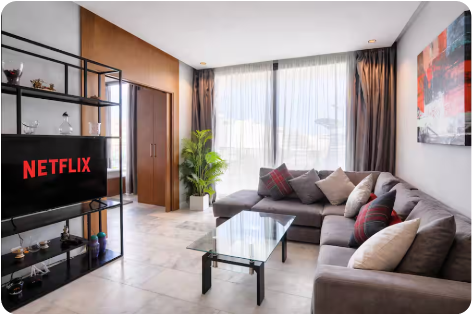 Loue appartement meublé de 58m2 avec grande terrasse et parking quartier Ferme Bretonne (à 2 minutes du tramway)