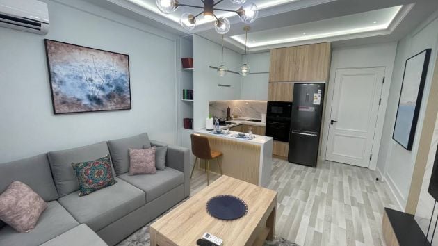 Luxury 1 bedroom apartment with an open balcony at "NRG Aybek" residence