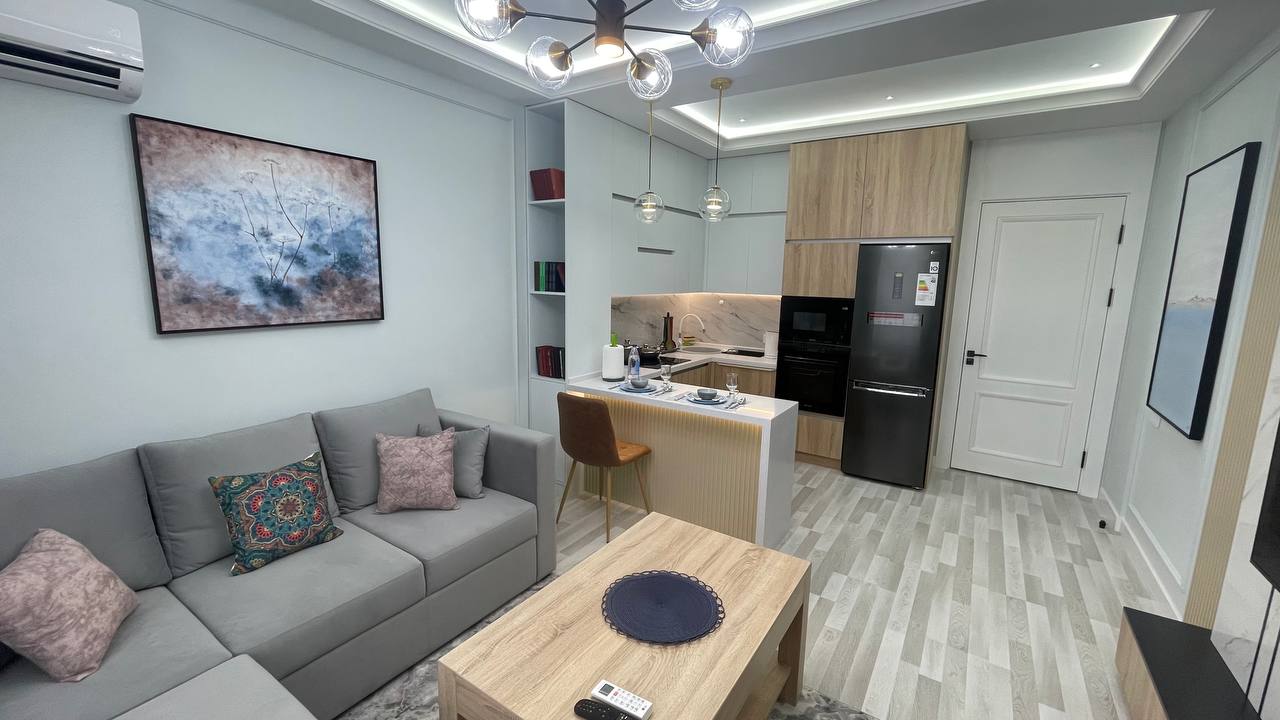 Luxury 1 bedroom apartment with an open balcony at "NRG Aybek" residence