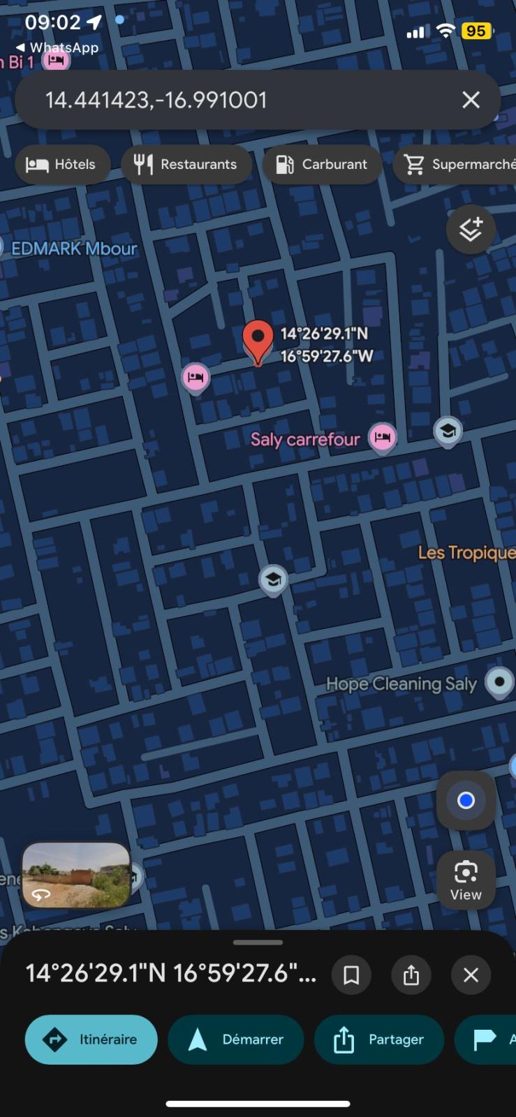 Terrain de 300 mètres carrés à vendre à Saly Sénégal